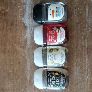 *FIRM* Set of 4 Christmas themed hand sanitizer